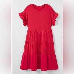 Matilda Jane Enchanted Garden Bellwood Knit and Eyelet dress